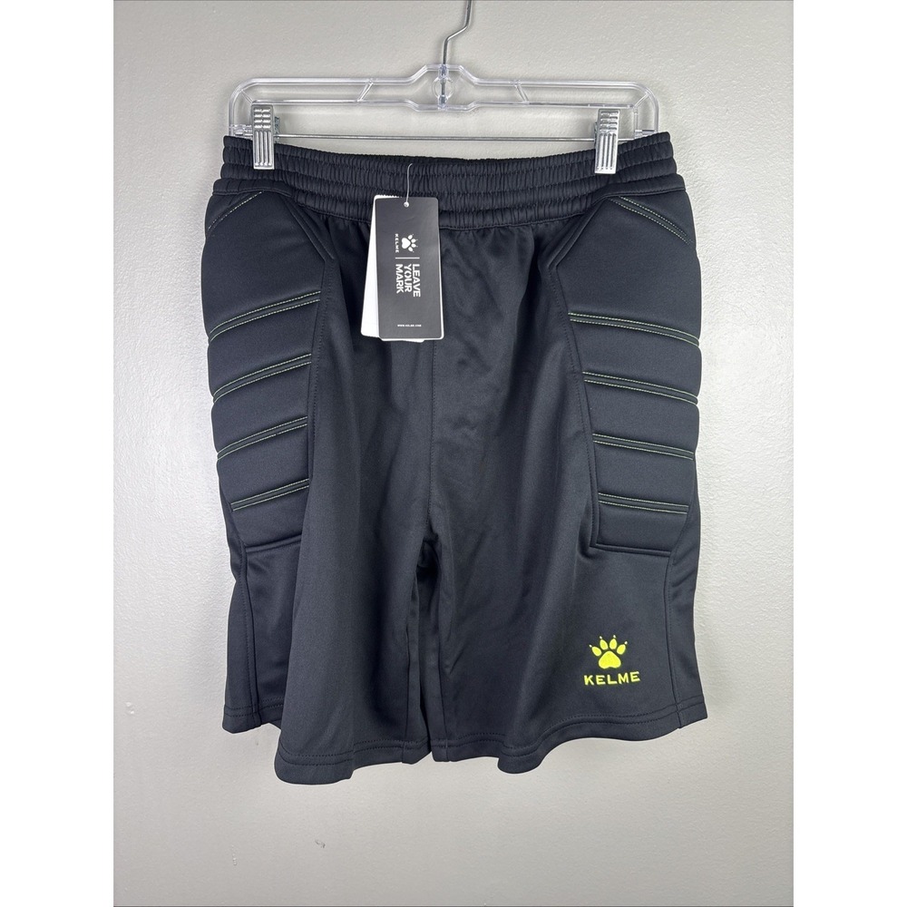 Kelme Soccer Goalkeeper Shorts Black Size Medium